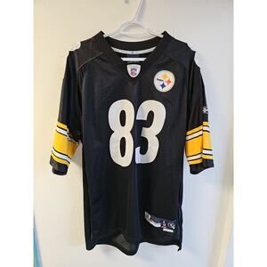 Reebok Stitched Heath Miller #83 Pittsburgh Steelers NFL Jersey Size L